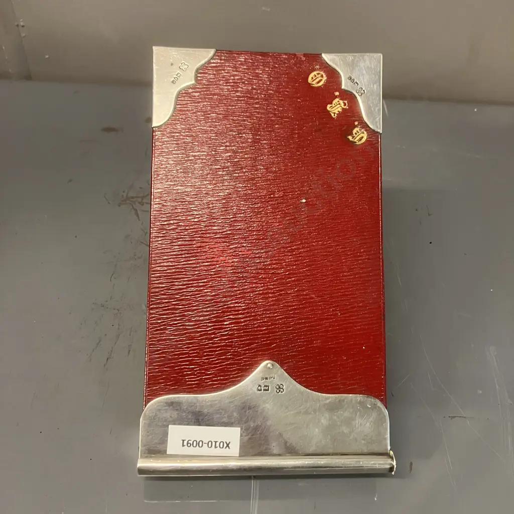 Notebook Cover With Hallmarked Silver  - Wilson & Gill Image 1++