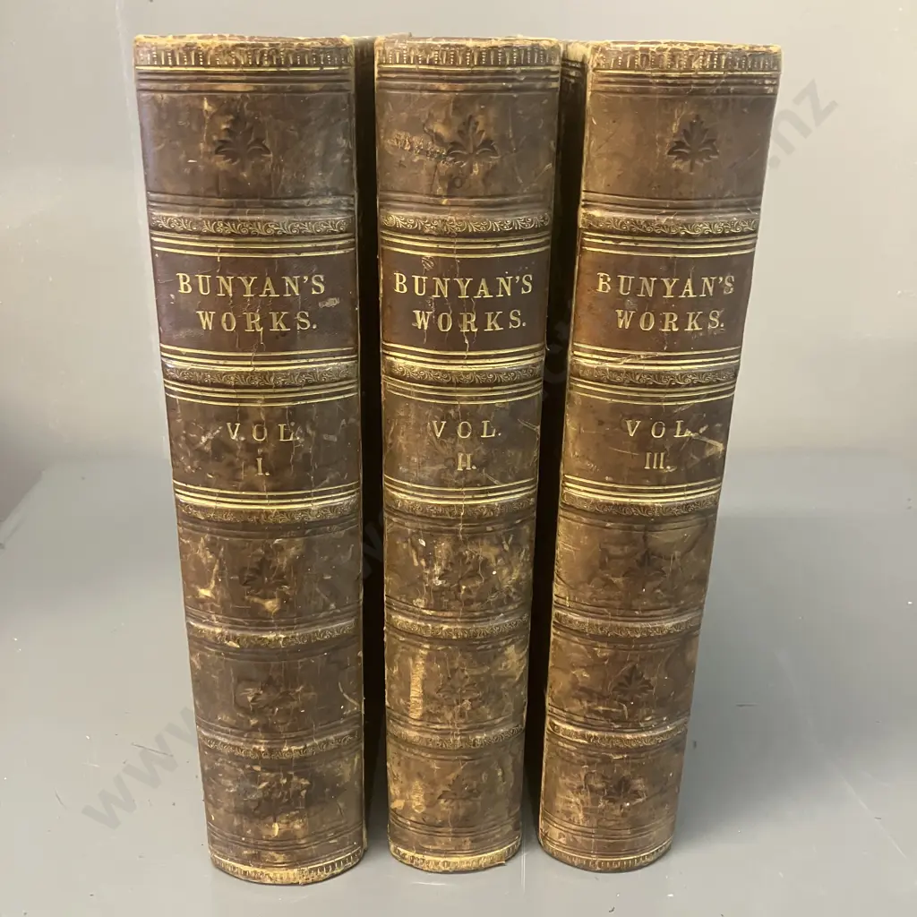 The Whole Works of John Bunyan; Accurately Reprinted from the Author's Own Editions. In Three Volumes Complete - 1862 Image 1++