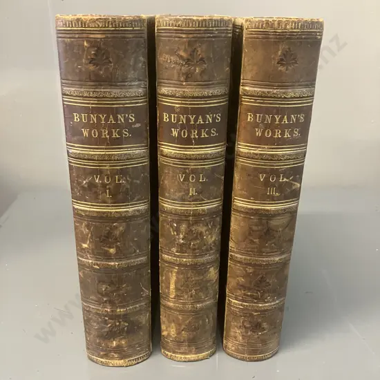 The Whole Works of John Bunyan; Accurately Reprinted from the Author's Own Editions. In Three Volumes Complete - 1862