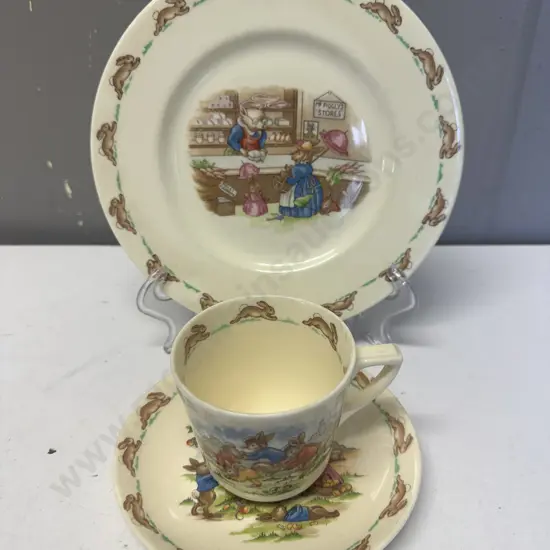 Royal Doulton Bunnykins Childrens Three Piece Dinnerware