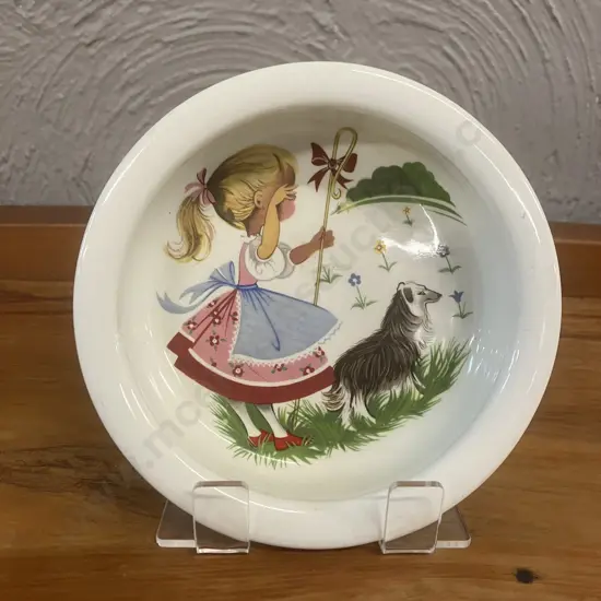 Vintage 1980s Kelston of New Zealand - 'Little Bo Beep' Nursery Rhyme China Bowl