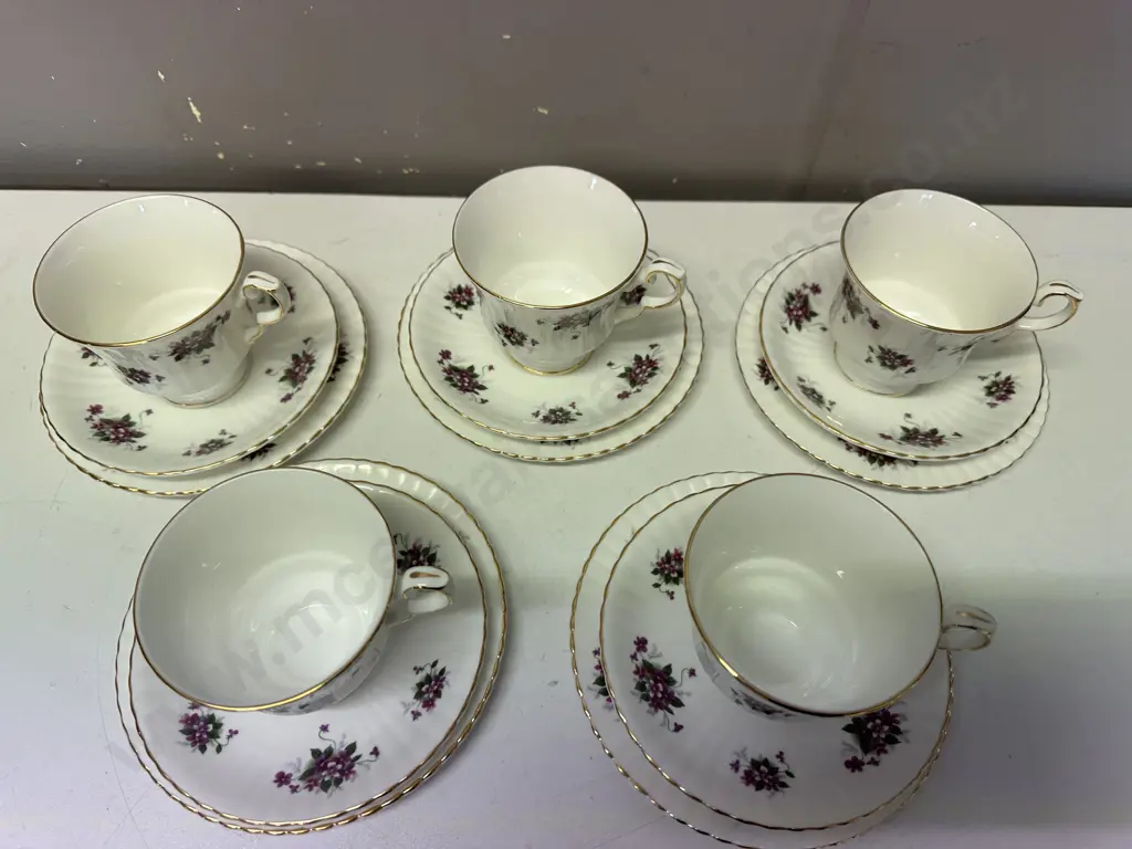 Vintage Royal Windsor Trios x5 Image 1++