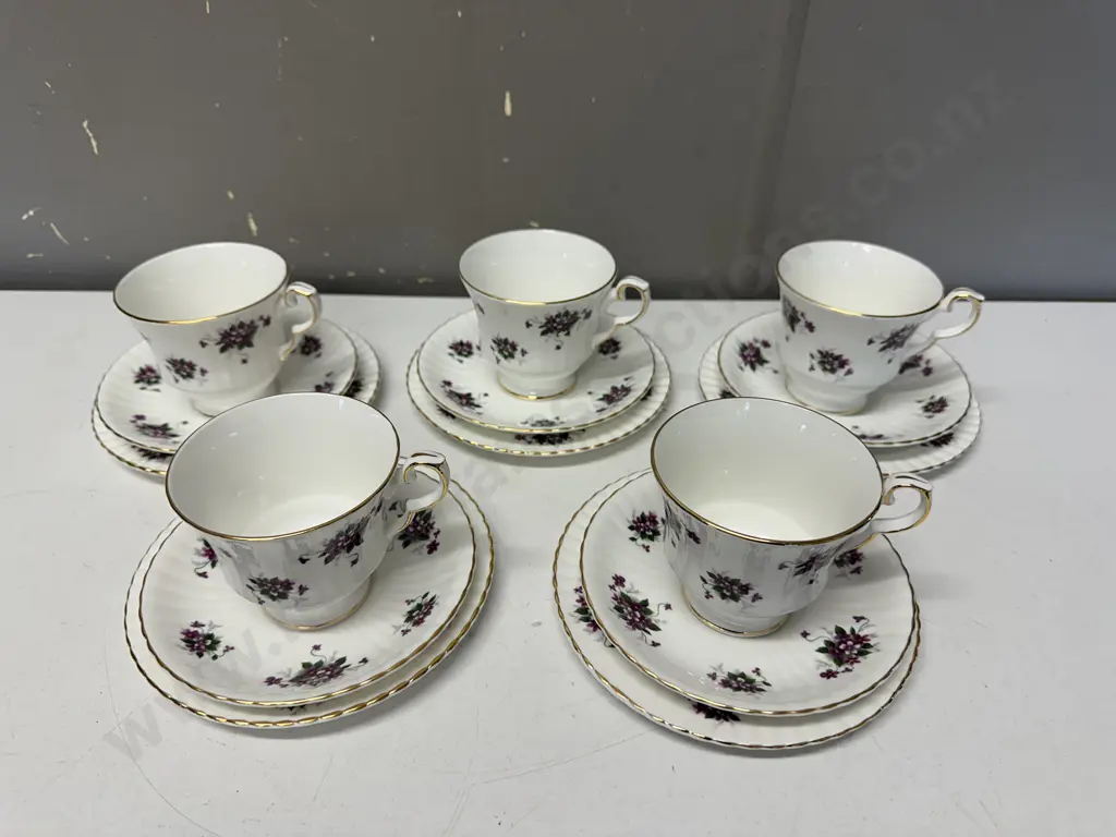 Vintage Royal Windsor Trios x5 Image 1++