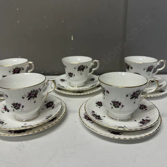 Vintage Royal Windsor Trios x5