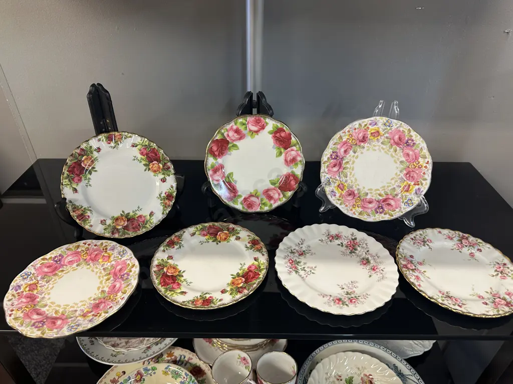 Selection Of Vintage Royal Albert Bone China Side Plates Image 1++