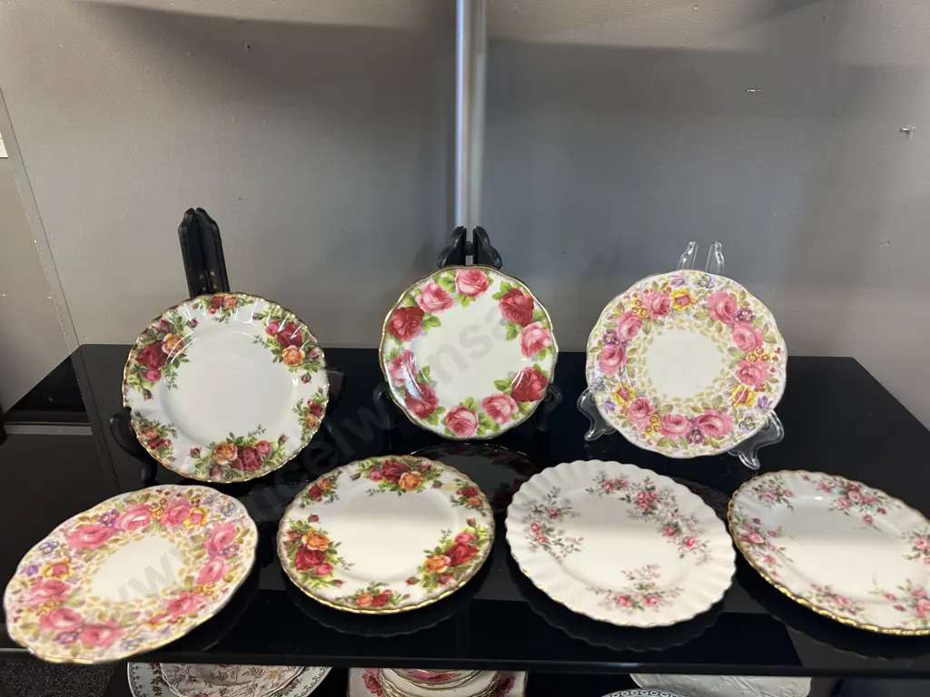 Selection Of Vintage Royal Albert Bone China Side Plates Image 1++