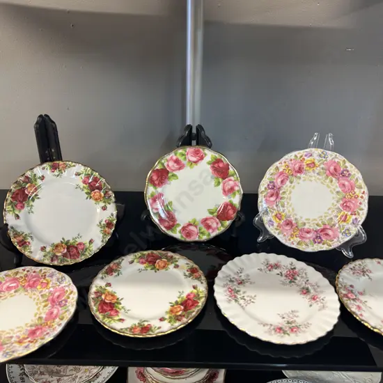 Selection Of Vintage Royal Albert Bone China Side Plates