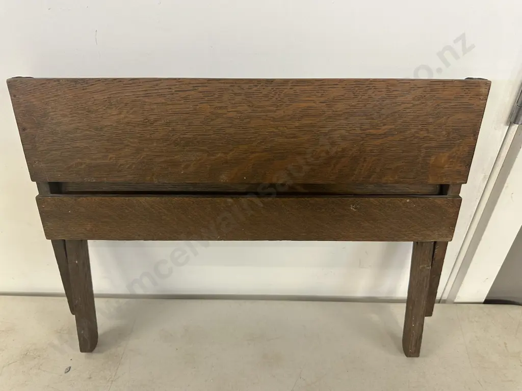 Folding Oak Bookstand With The Aryan Maori, A Bible & Thousand Best Poems Image 1++