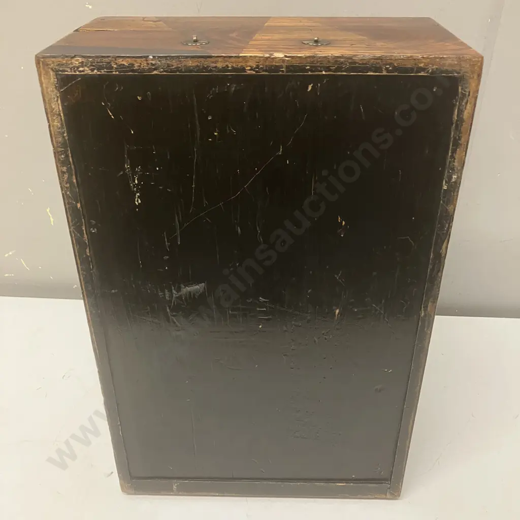 Antique Lacquered Writing Slope With Key (As Found Condition) Image 1++