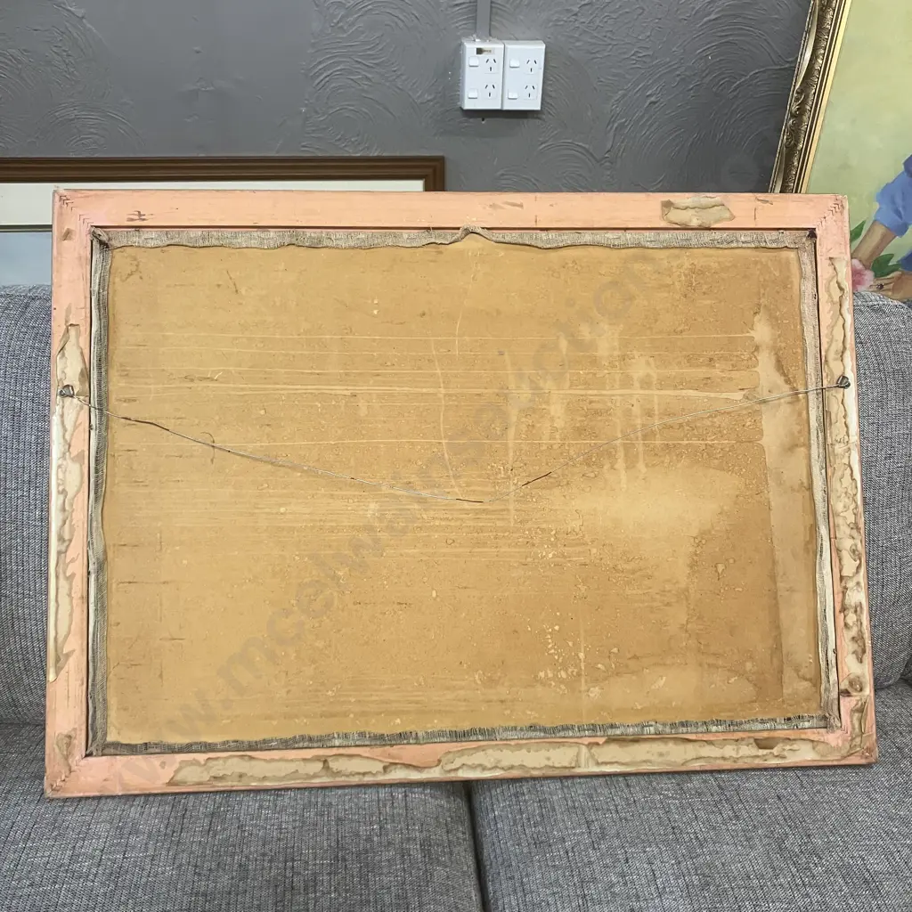 Antique Burmese Kalaga Embroidery, Framed. 66 x 91cm Image 1++
