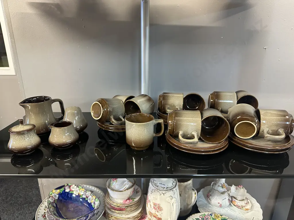 Vintage Temuka Pottery Stoneware Items Including Duos, Jugs Etc Image 1++