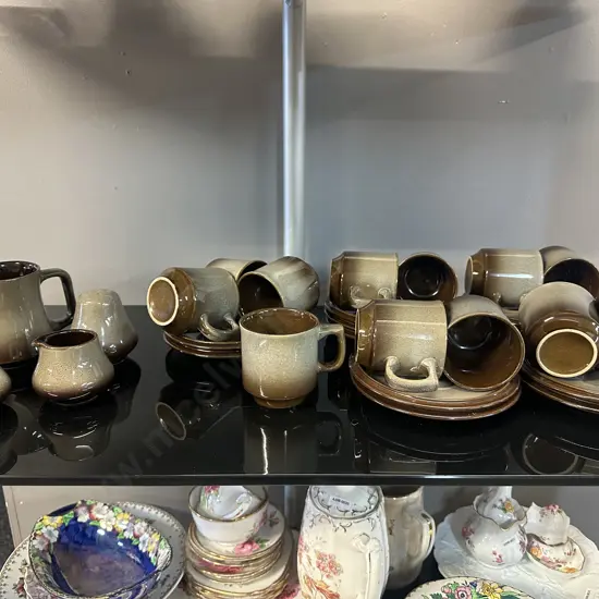 Vintage Temuka Pottery Stoneware Items Including Duos, Jugs Etc