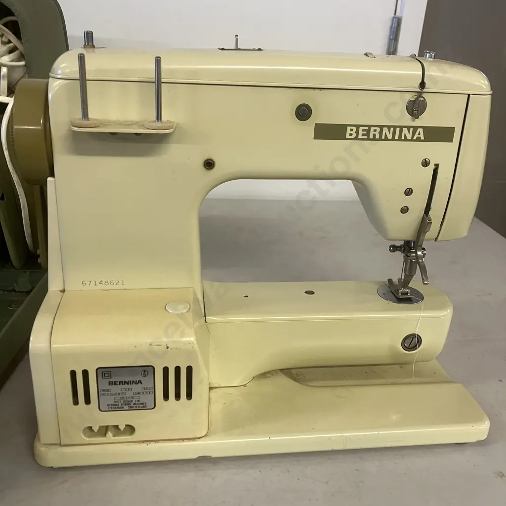 Vintage 1950s Bernina 707 Minimatic Zig Zag Multi- Decorative Stitch Sewing Machine, Serial Number 67148621 Image 1++