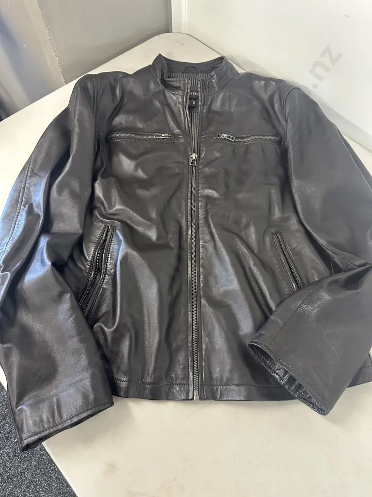Danier Mens Jacket Dark Brown Size UK40 Image 1++