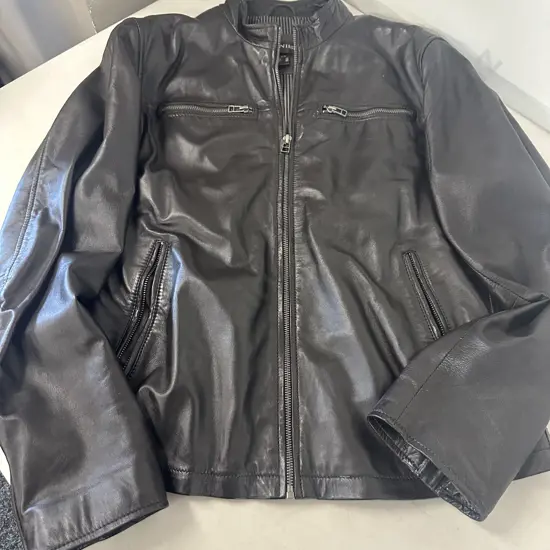 Danier Mens Jacket Dark Brown Size UK40