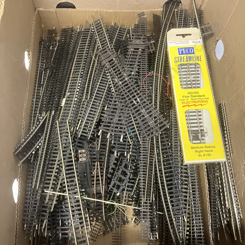 Box Lot Assorted Model Railway Track Image 1++