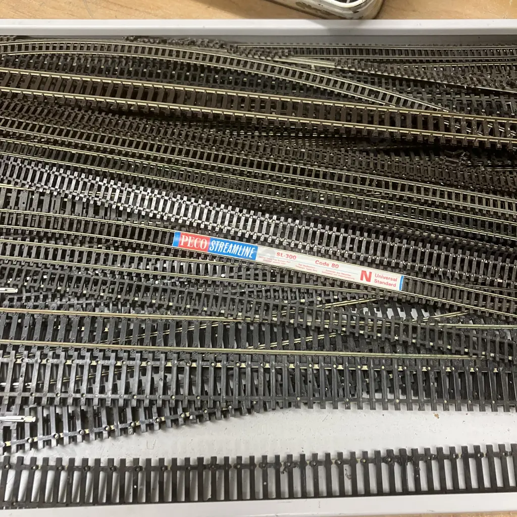 Box Lot Assorted Model Railway Track Image 1++