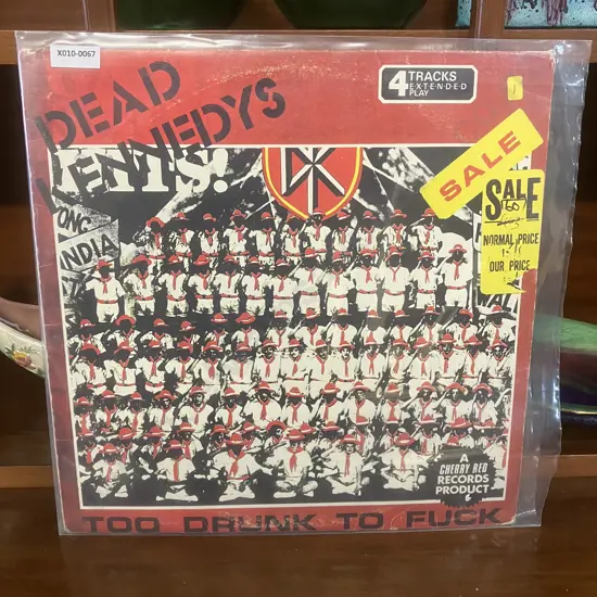 Dead Kennedys - Too Drunk Too Fuck 1982 12" Vinyl LP, Cherry Red MWEP-1000 (Scarce New Zealand Pressing)