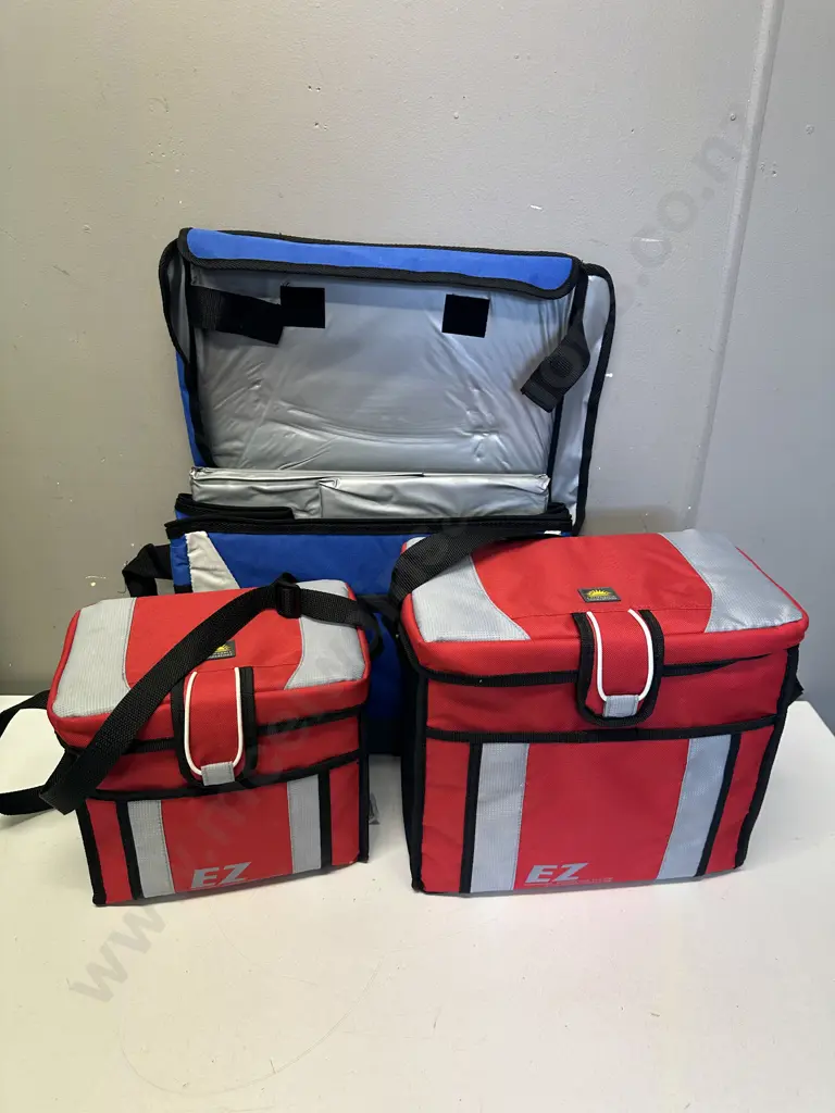 Three Chiller Bags With Ice Packs Image 1++