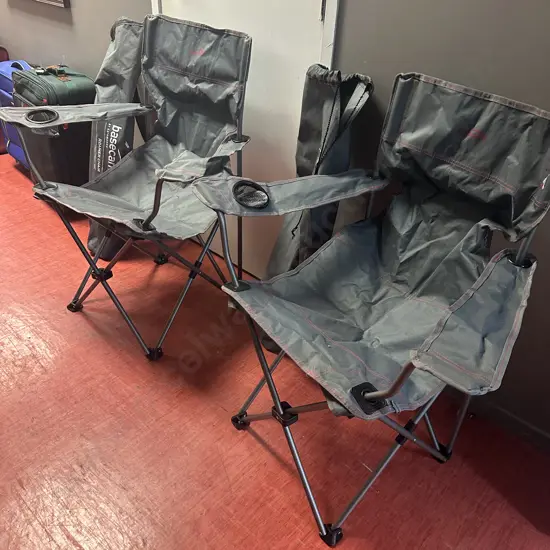 Pair of Kathmandu Basecamp Roamer Chairs With Carry Bags