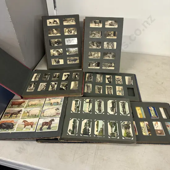 Selection Of 'The Three Castles' Cigarettes Picture Albums Including Animals, Camera Studies Etc