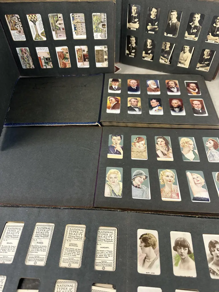 Selection Of 'The Three Castles' Cigarettes Picture Albums Including Footballers, Godfrey Phillips Etc Image 1++