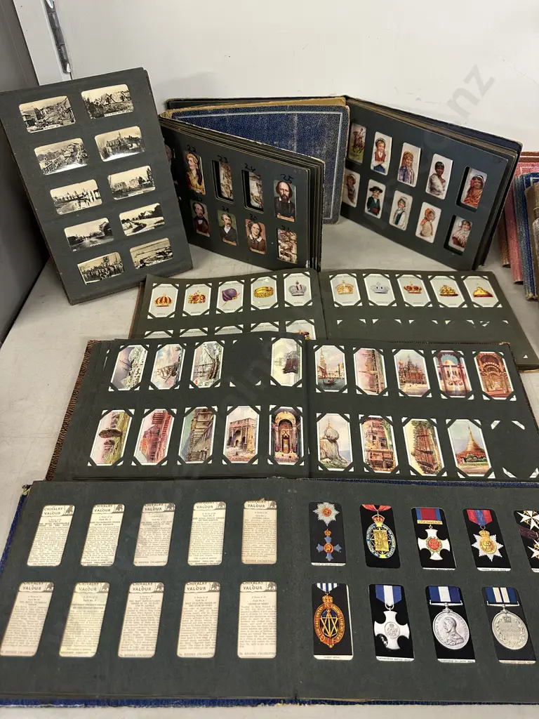 Selection Of 'The Three Castles' Cigarettes Picture Albums Including Medals, Wills Cigarettes Etc Image 1++