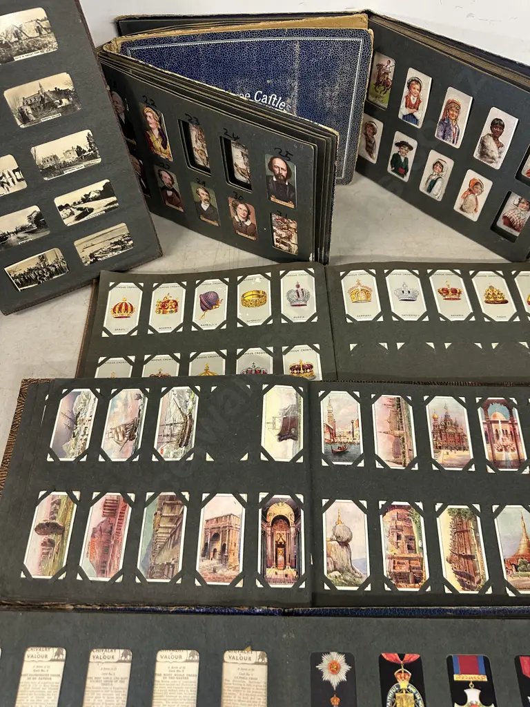 Selection Of 'The Three Castles' Cigarettes Picture Albums Including Medals, Wills Cigarettes Etc Image 1++