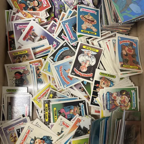 Large Selection Of Various Trading/Collectors Cards Including Garbage Gang Etc