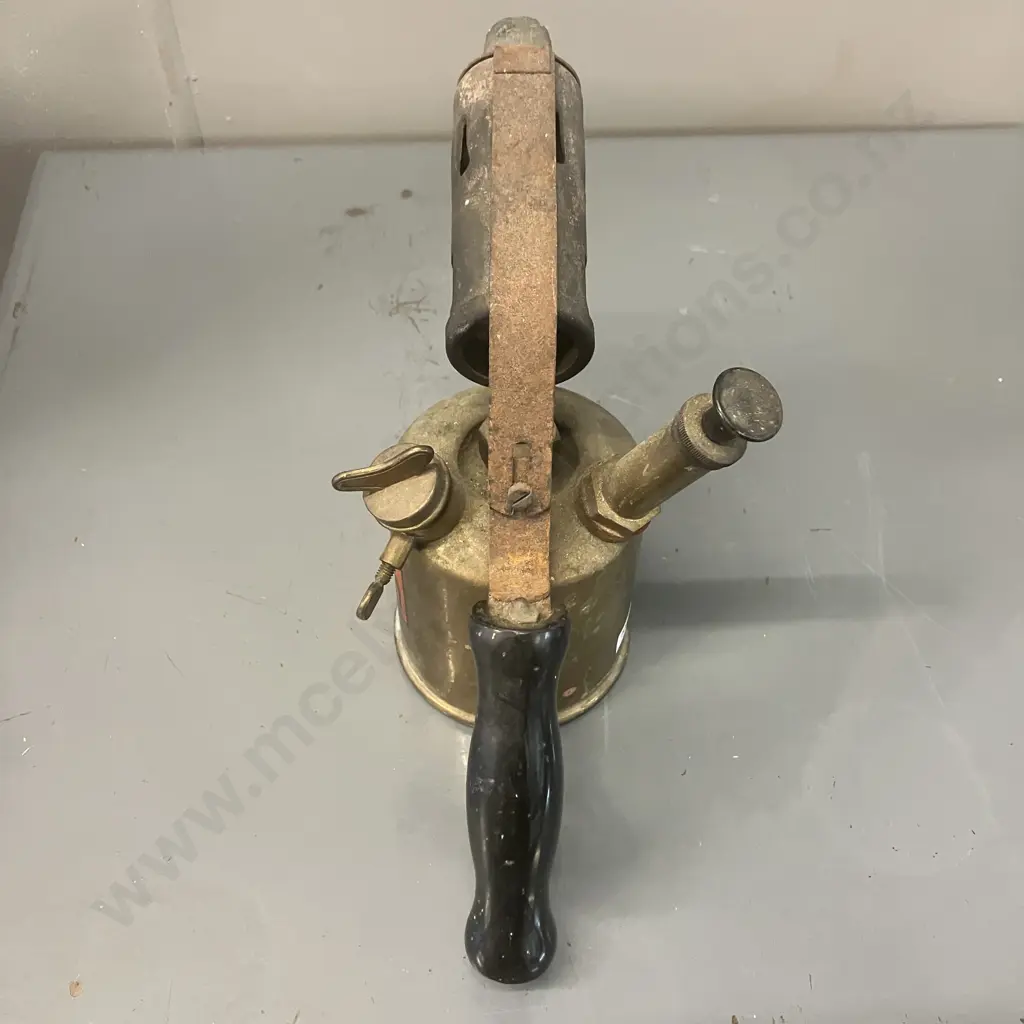 Vintage Brass British Made RM Blowlamp, C1950s Image 1++