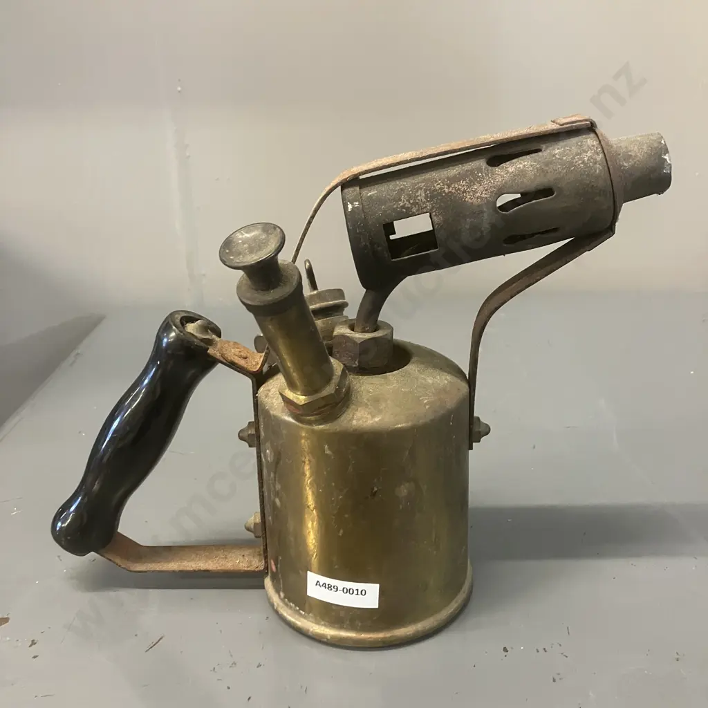 Vintage Brass British Made RM Blowlamp, C1950s Image 1++