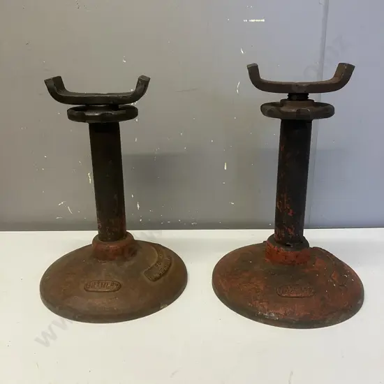 Pair Of Vintage Bramley 30CWT Axle Stands