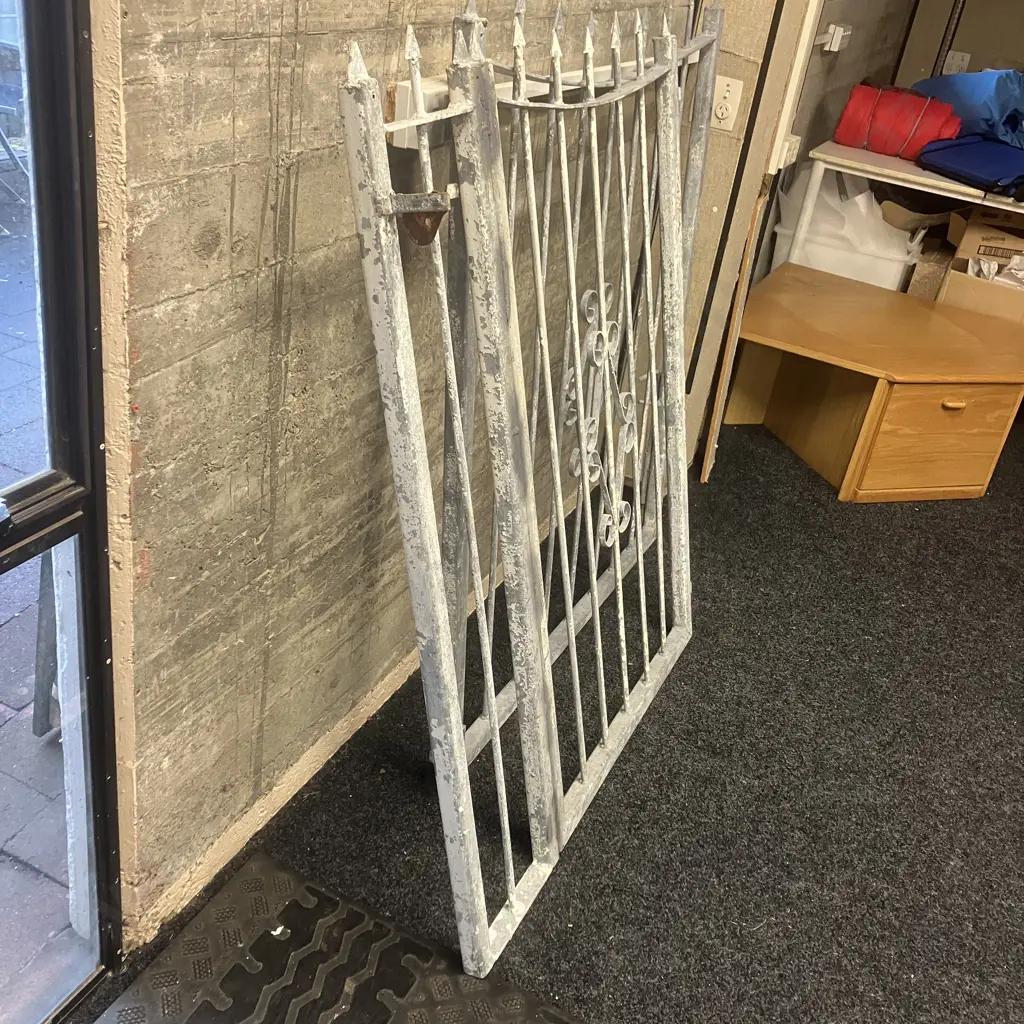 Pair of Steel Driveway Gates With Arrow Finials. 134 x 234cm Image 1++