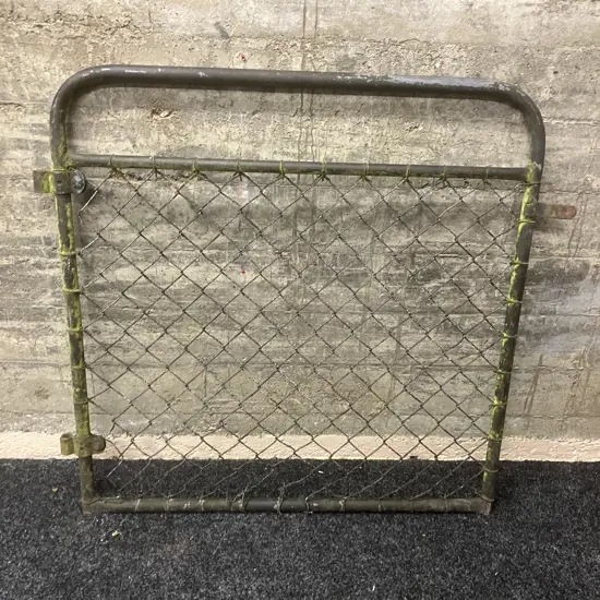 Pipe & Wire Mesh Gate. 89 x 90cm