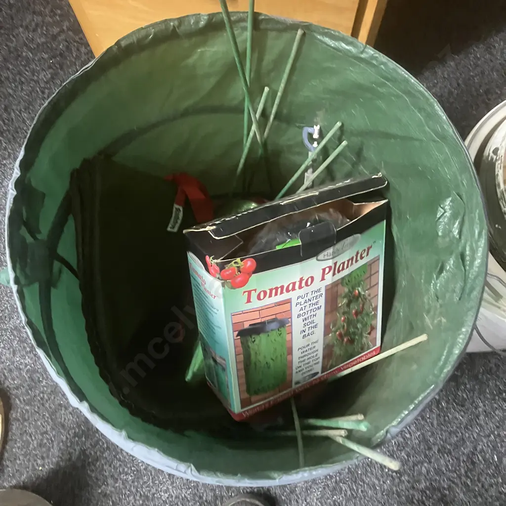 Assorted Garden Items With Buckets Image 1++