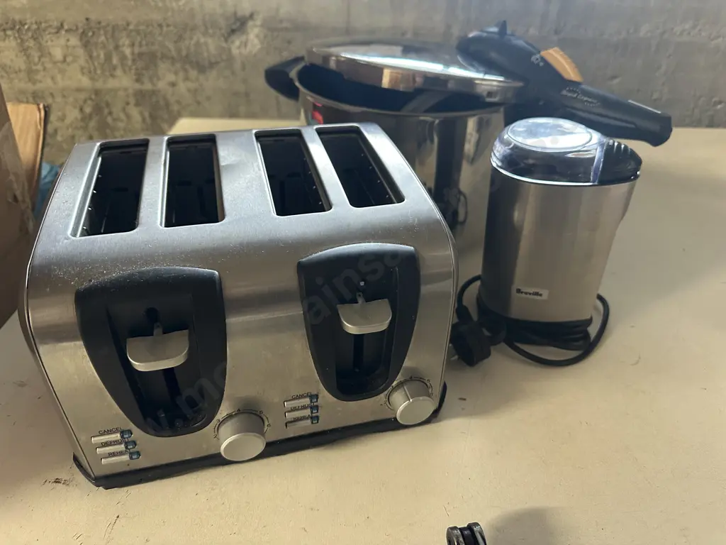 Rapid Express Pressure Cooker, Zone Toaster, Breville Coffee Grinder Image 1++