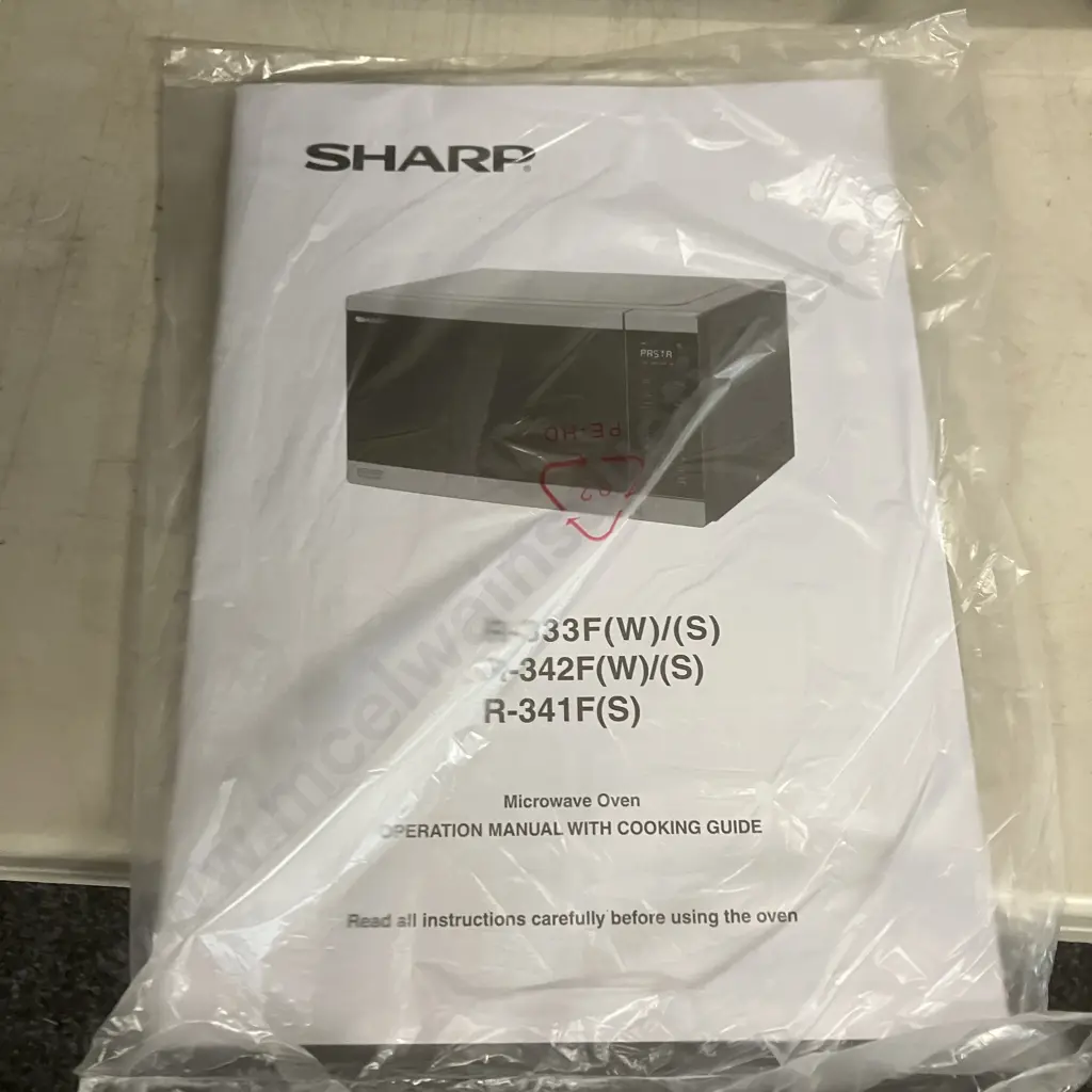 Sharp Microwave Oven Model R-341F(S) With Manual Image 1++