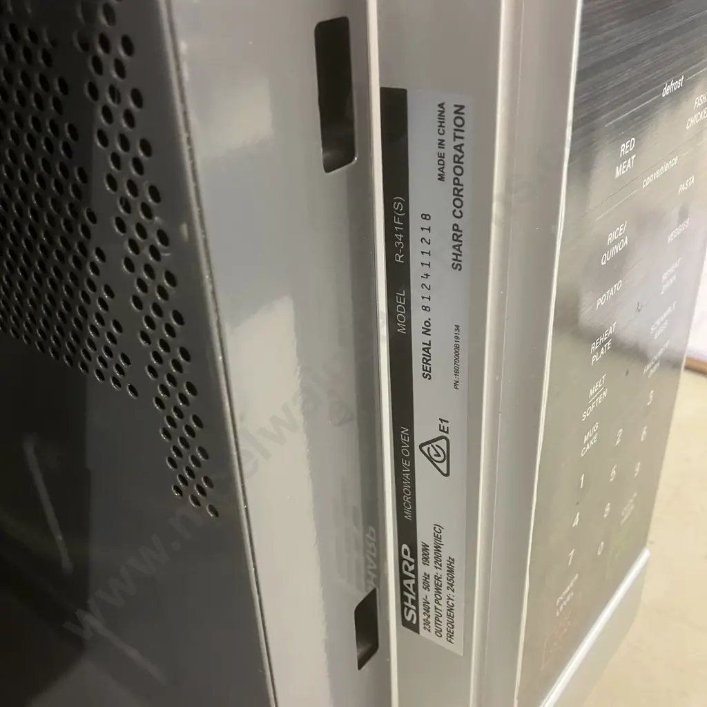 Sharp Microwave Oven Model R-341F(S) With Manual Image 1++
