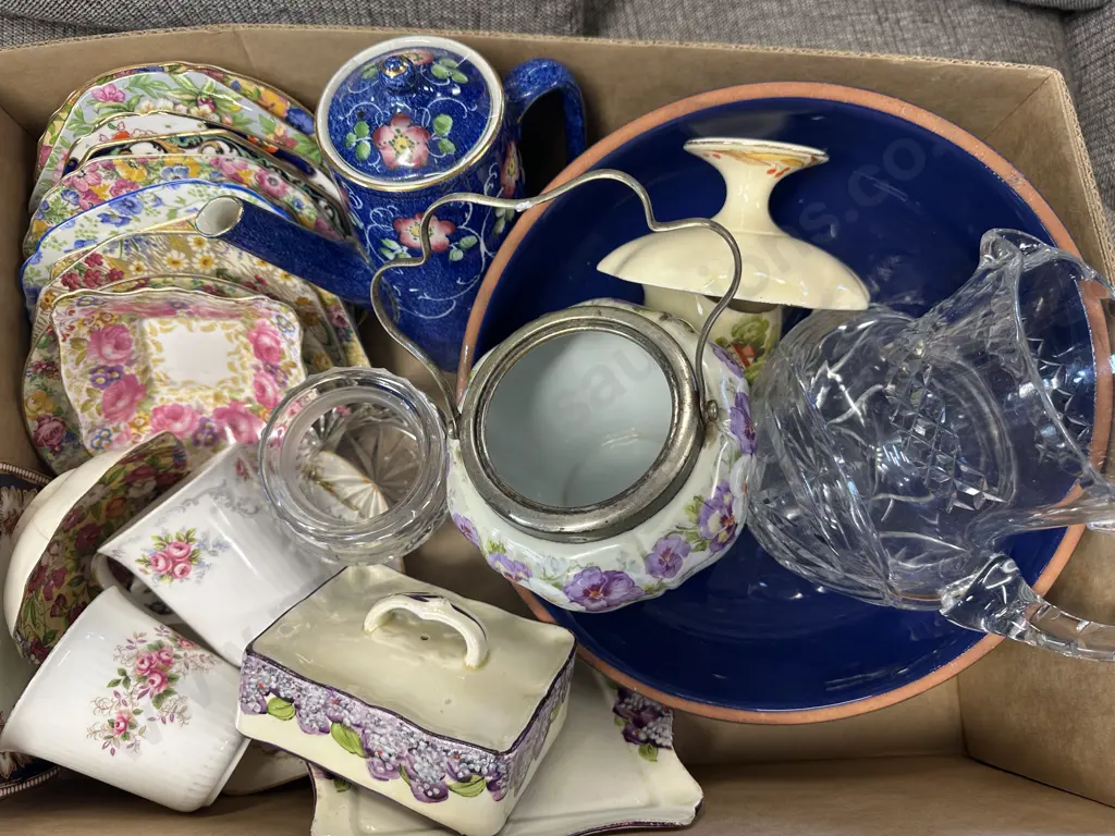 Assorted China & Crystal Items (as found) Image 1++