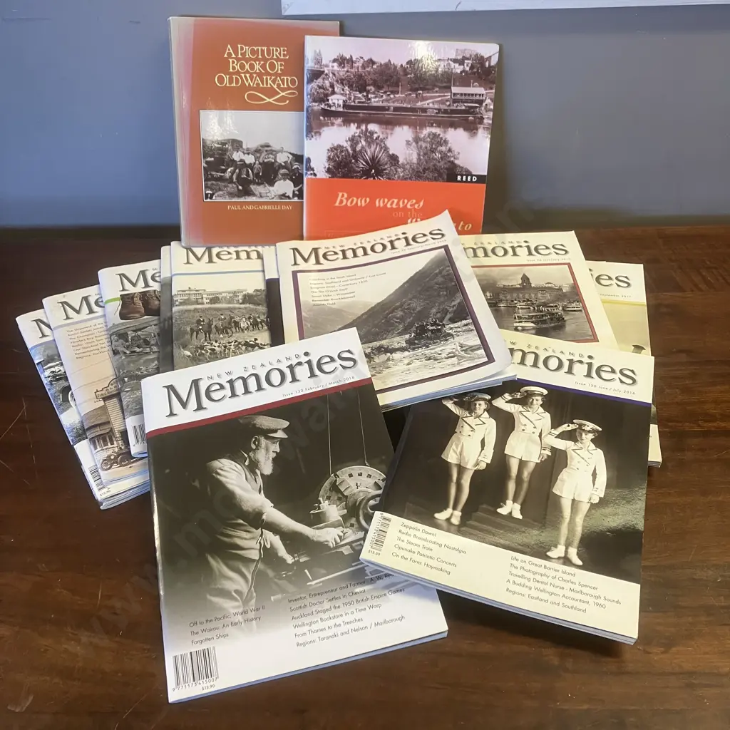 Picture Book Of Waikato, Bow Waves On The Waikato With 16 x NZ Memories Magazines Image 1++