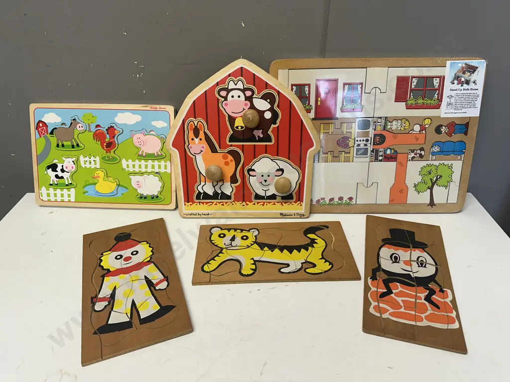 Handcrafted Childrens Puzzles & Stand Up Dolls House  Image 1++