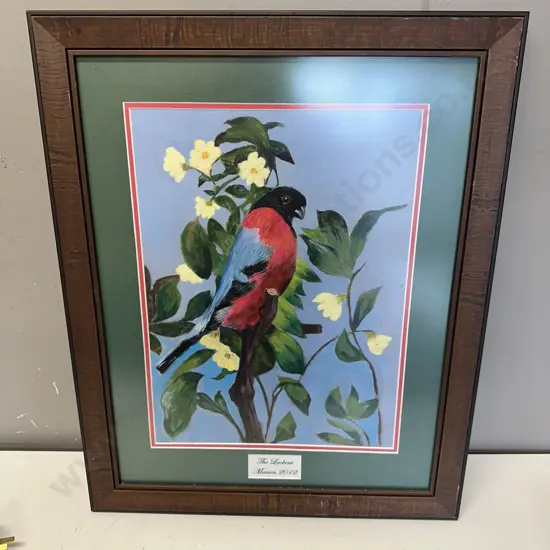 Framed Oil On Board The Lookout Marion 2012 H59,W48cm.