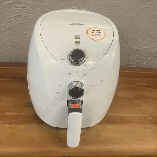Sunbeam DuraCeramic Copper Infused Airfryer - White, Model AFP4000WH