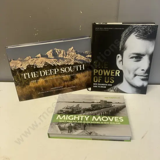 Mighty Moves: Heavy Haulage and House Moving in New Zealand by Bee Dawson 2012 First Edition Hardcover, Wairau Press