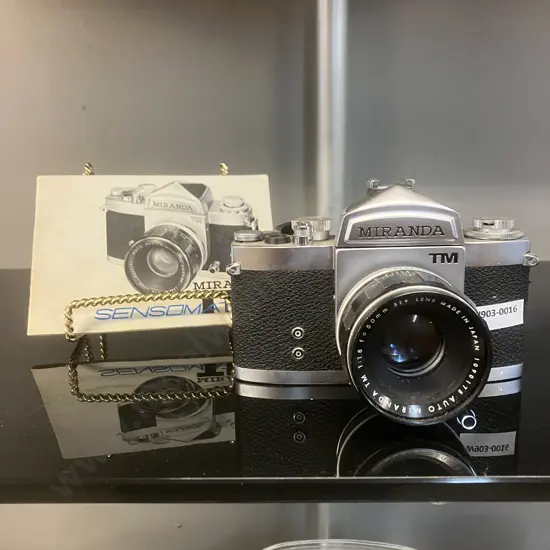 Miranda Sensomat TM With Auto Miranda TM 1:1.8 f=50mm Lens & Manual - 42mm Threaded Lense, Praktica/Pentax Screw Mount