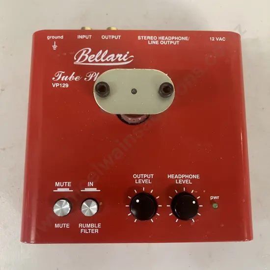 Bellari VP129 Tube Phono Preamplifier (No Power Lead)