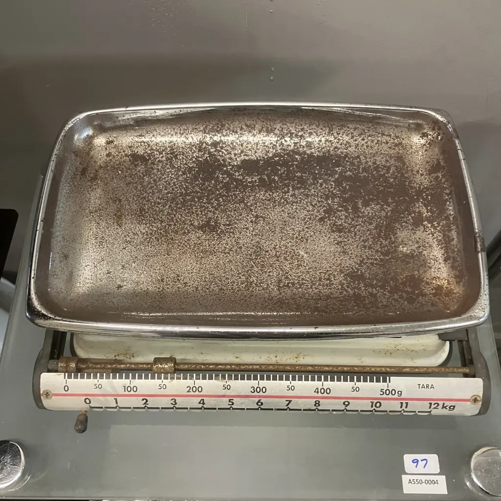 Vintage 1960's Soehnle Sliding 12 Kg White Kitchen Scales - West Germany Image 1++