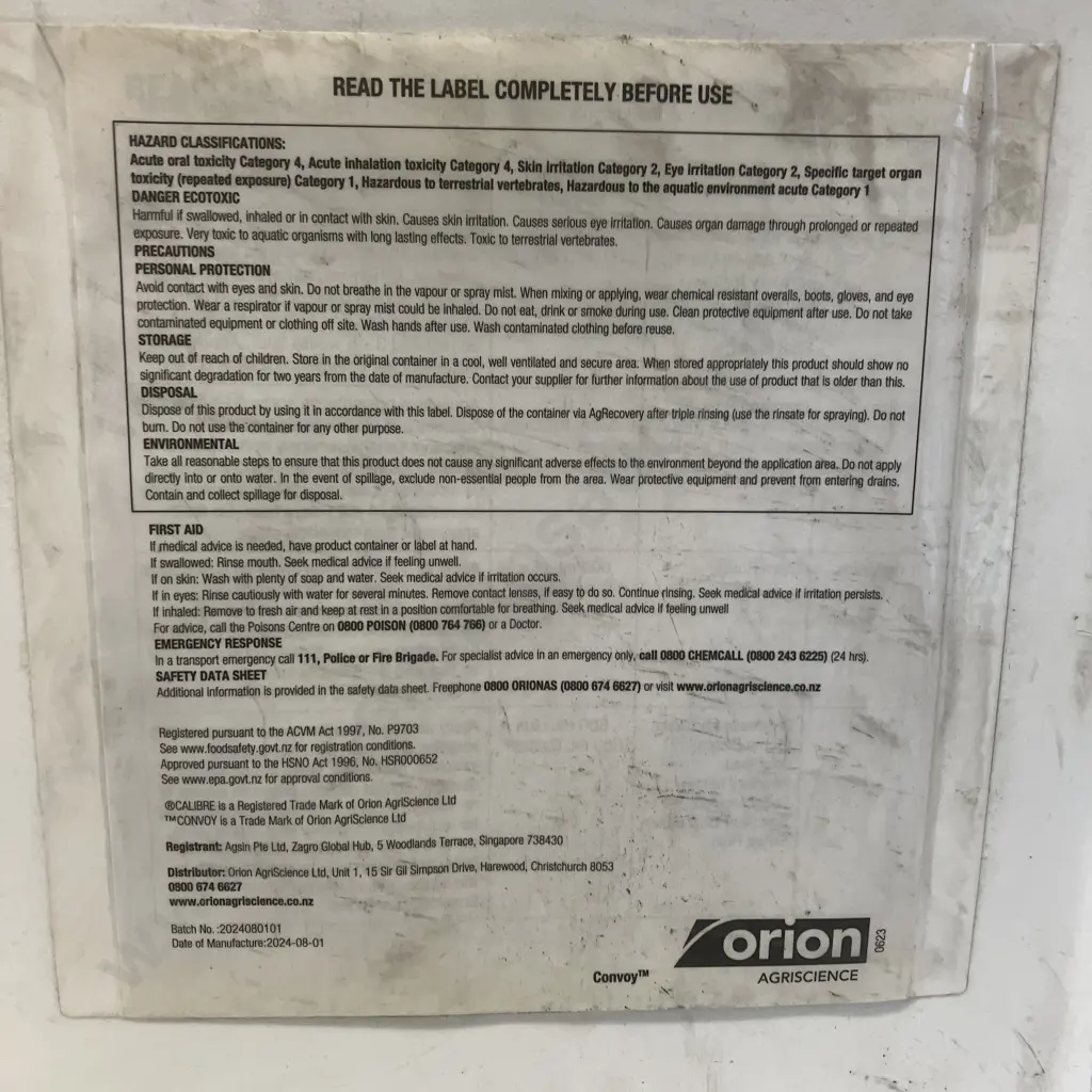 Orion Convoy Fungicide 10 litres sold with 28 Image 1++