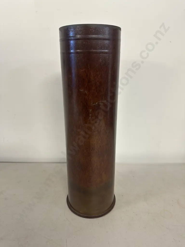 Vintage Brass Artillery Shell Casing H37cm. Image 1++