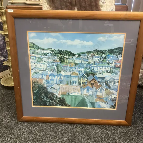 Summertime Wellington Framed Print by Marianne Muggeridge. 74 x 79cm